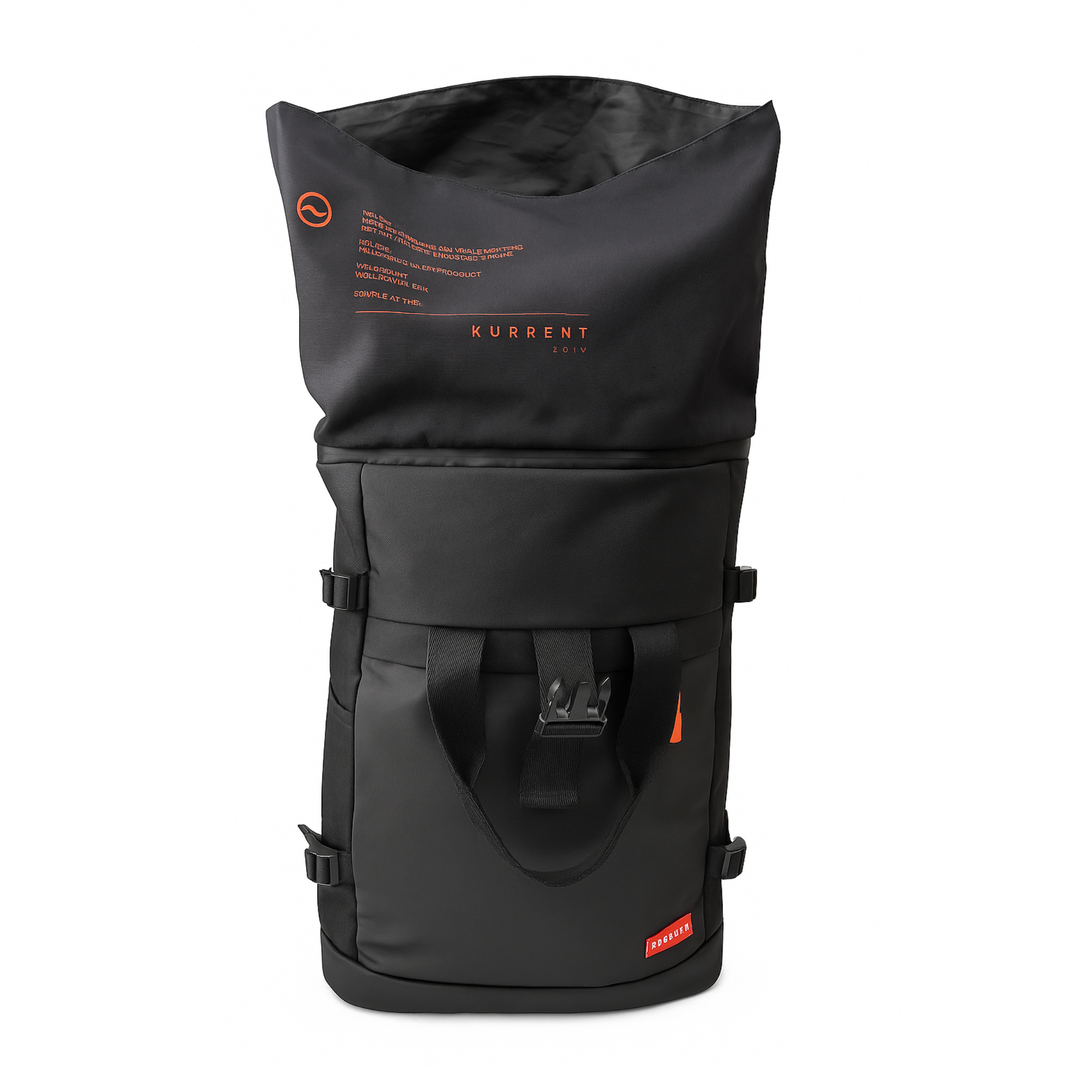 Kurrent Supply - Wholesale Backpack - Unisex - The Mullet in Black Mantra1