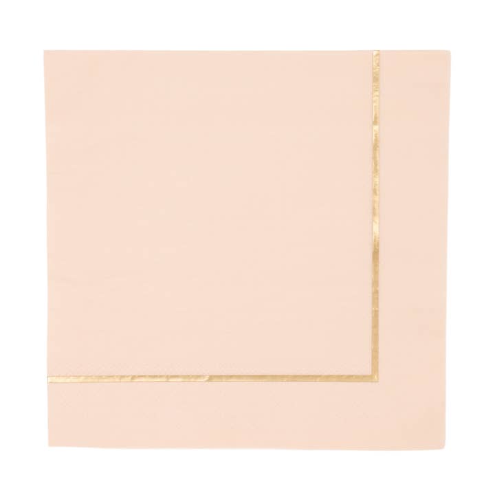 SERVILLETAS GRANDES PREMIUM DE COLOR MELOCOTÓN DULCE para venta al por mayor de Bonjour Fête