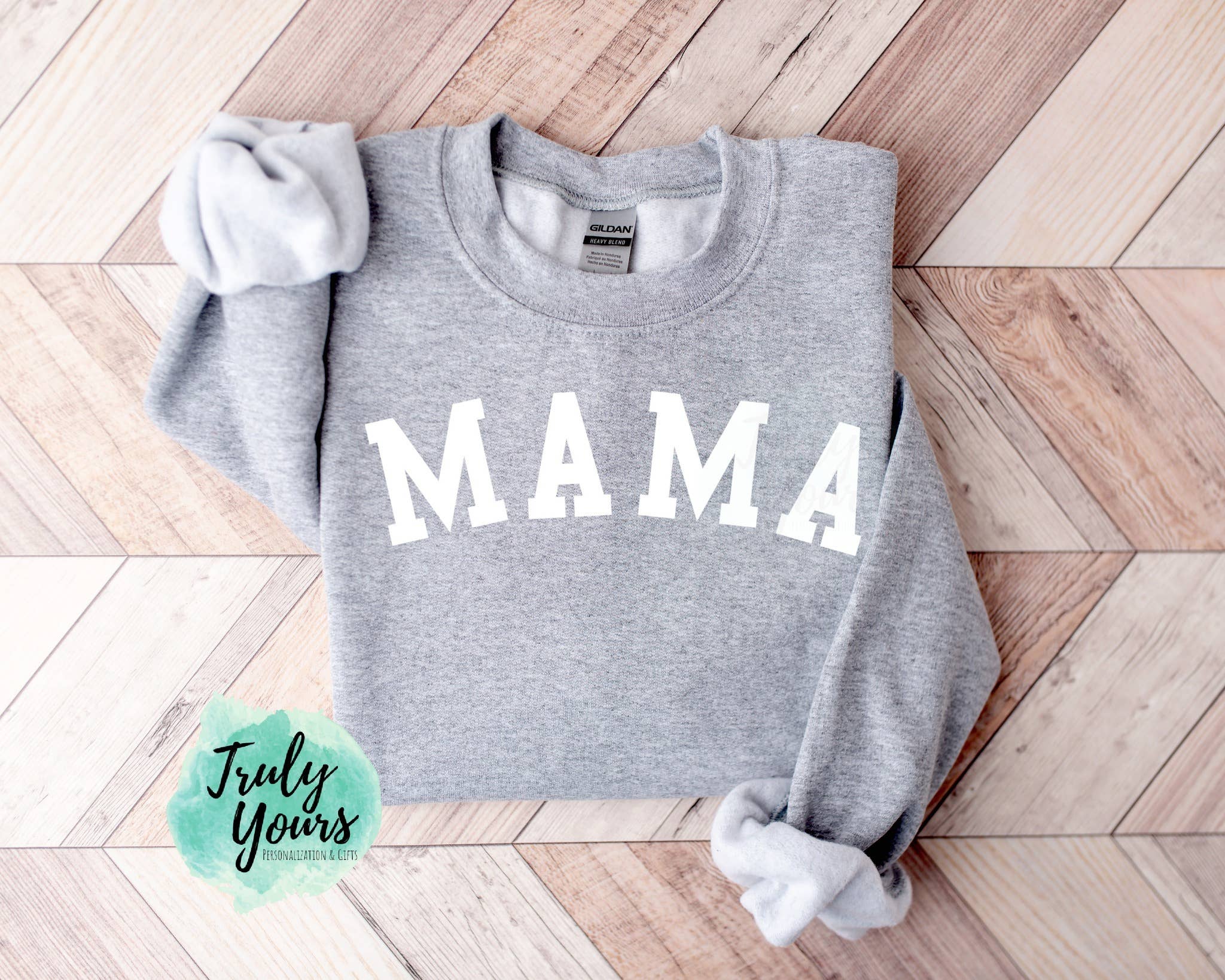 Truly Yours Personalization & Gifts - Wholesale Graphic Sweatshirt - Women's - - MAMA Sweatshirt -3