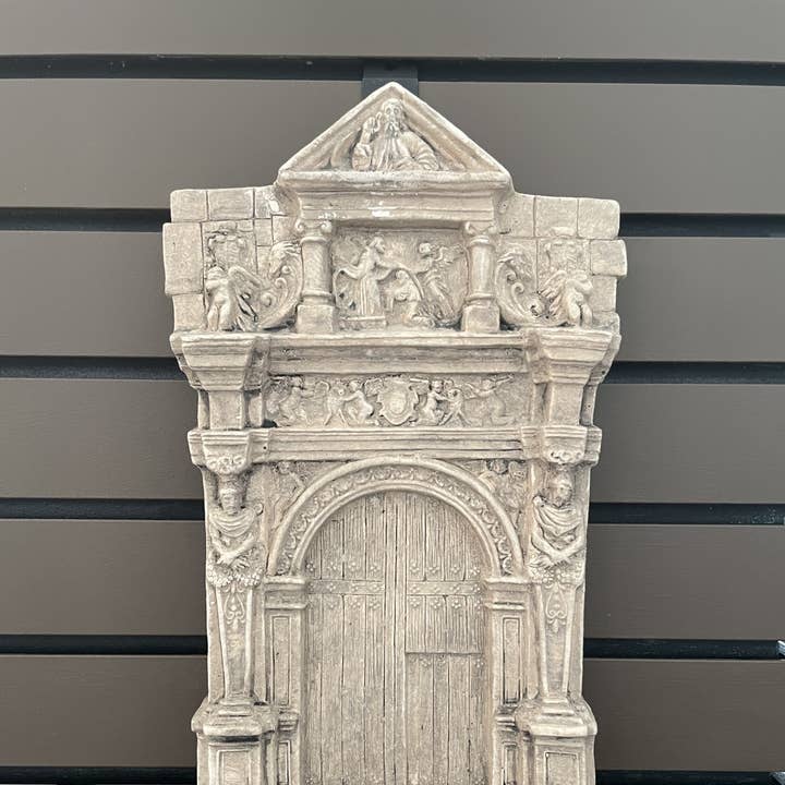 Large Castle Facade Wall Plaque (PL39) for wholesale by Masterpiece Studio