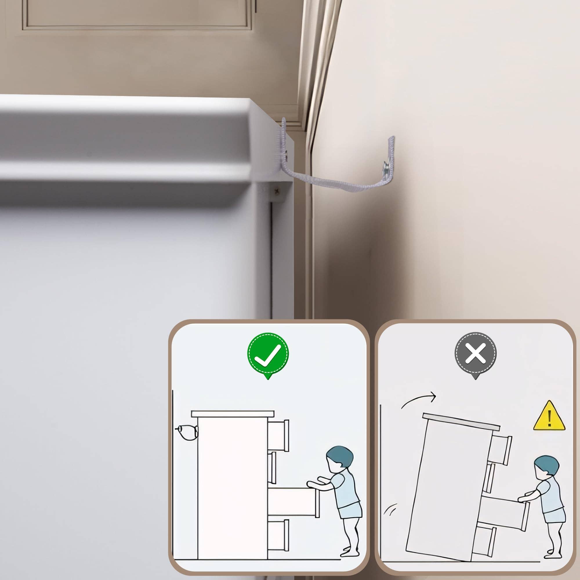 Heynemo - Wholesale Cabinet - White 3 Drawer Dresser for Bedroom, Wide Chest of Drawers12