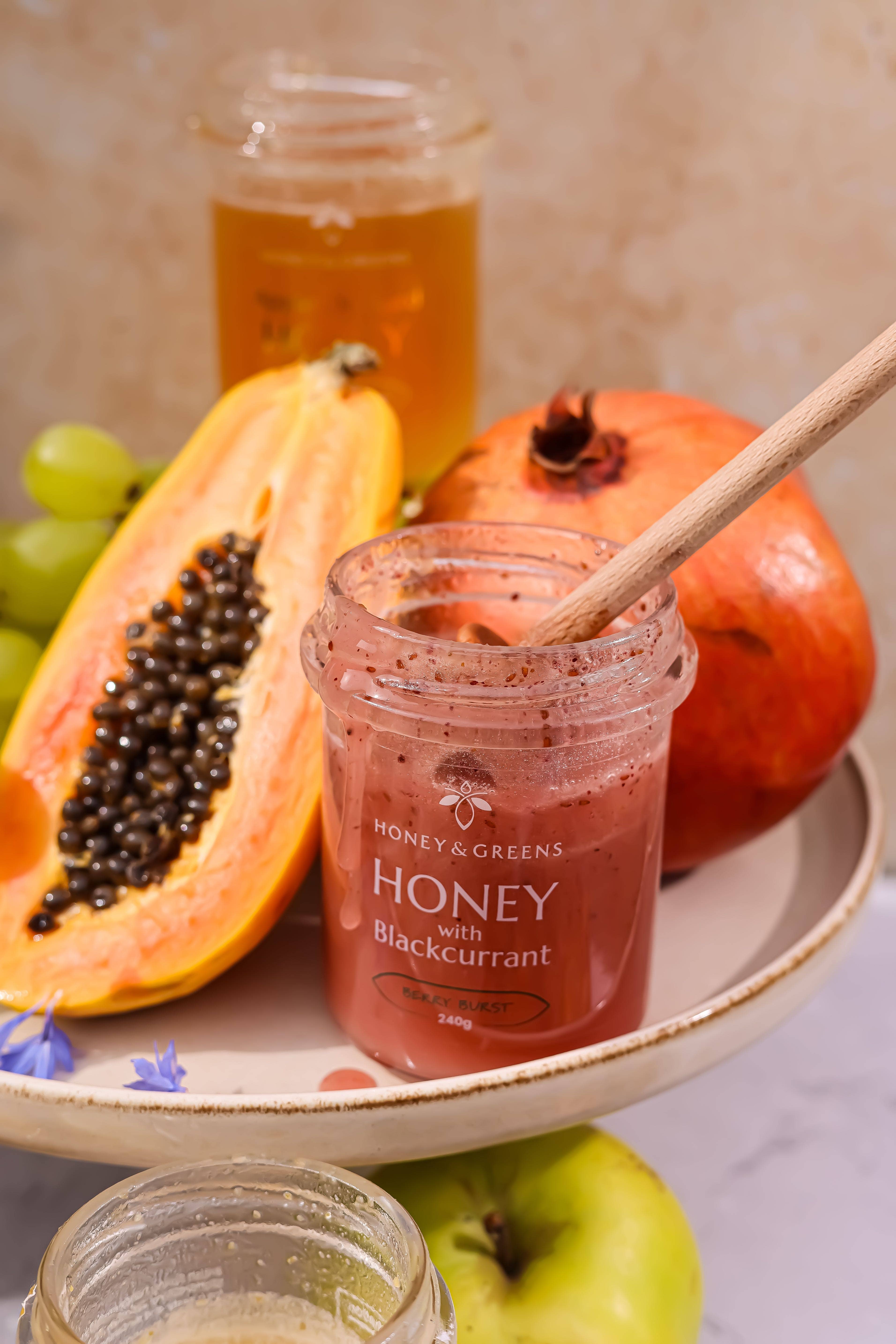 Honey & Greens – Mel por atacado – Mel com Groselha – Doce Saudável6