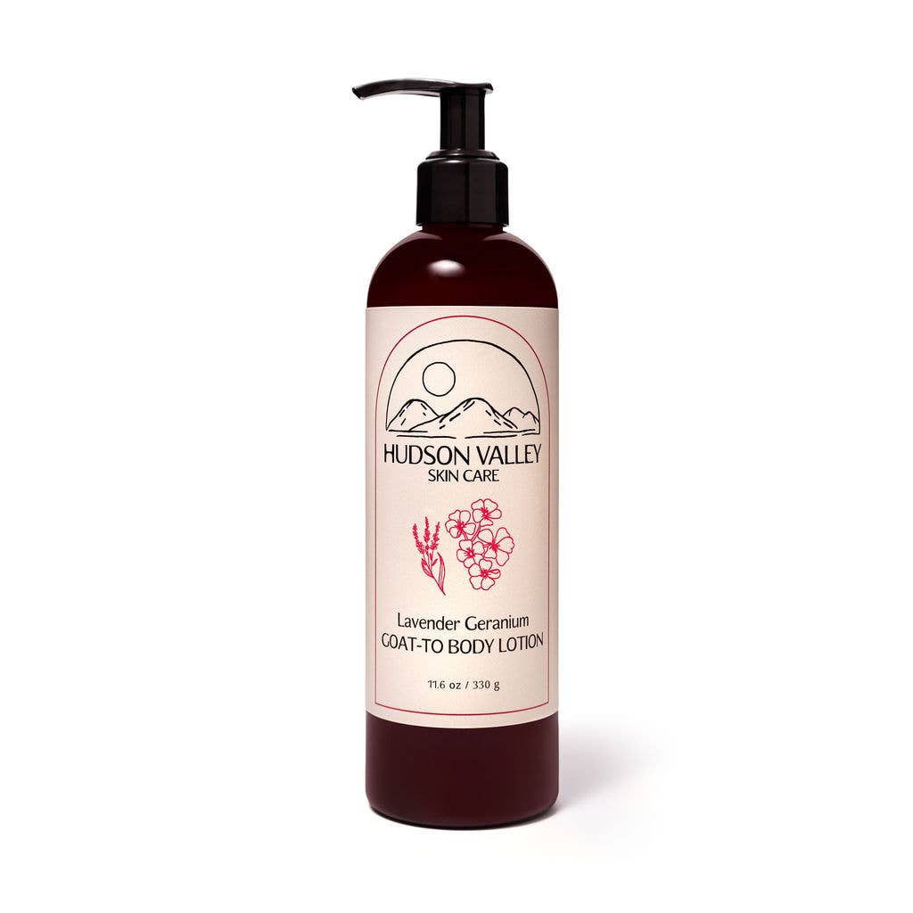 Hudson Valley Skin Care - Wholesale Body Cream/Lotion - Lavender Geranium Goat-to Body Lotion4