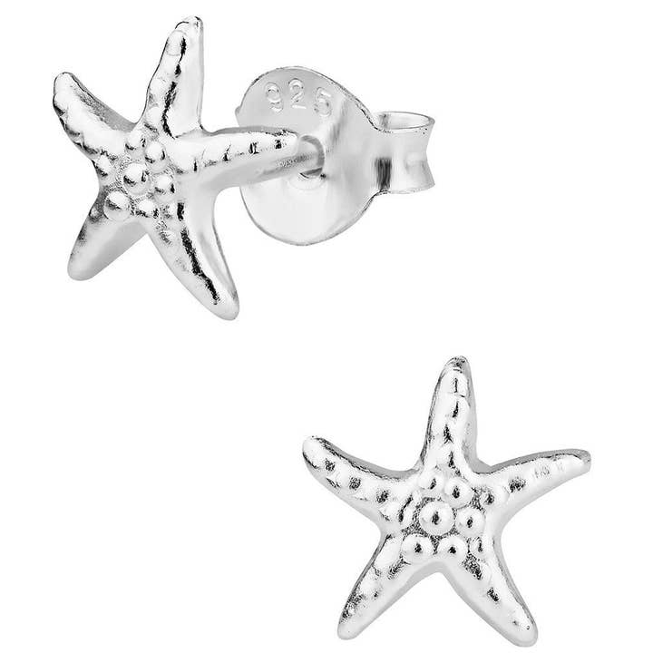 Ohrstecker Little Seestern aus Sterlingsilber für den Großhandel von Penny & Piper