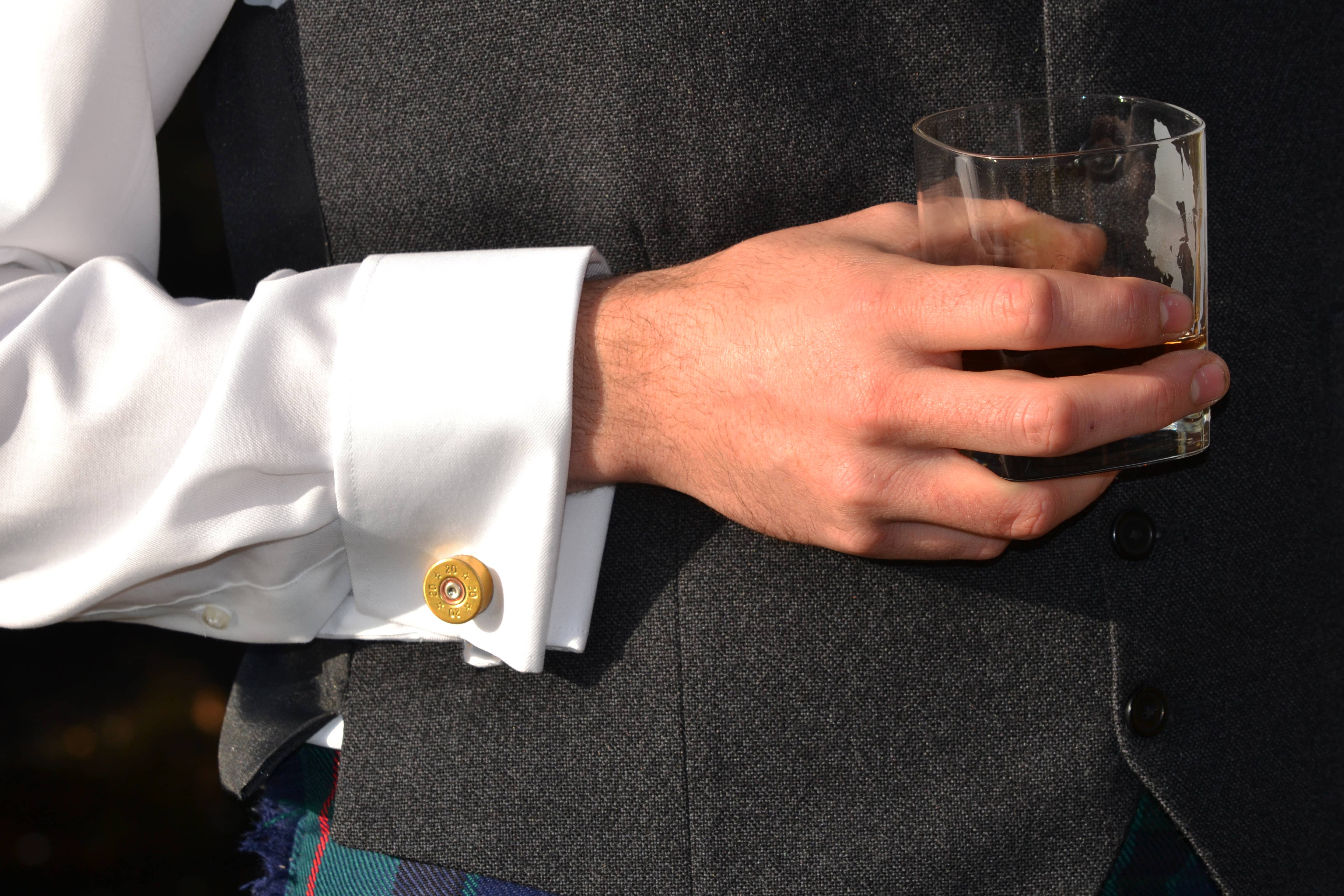 J Boult Designs - Wholesale Cufflinks - Shotgun Cartridge Cufflinks — Country Gift1