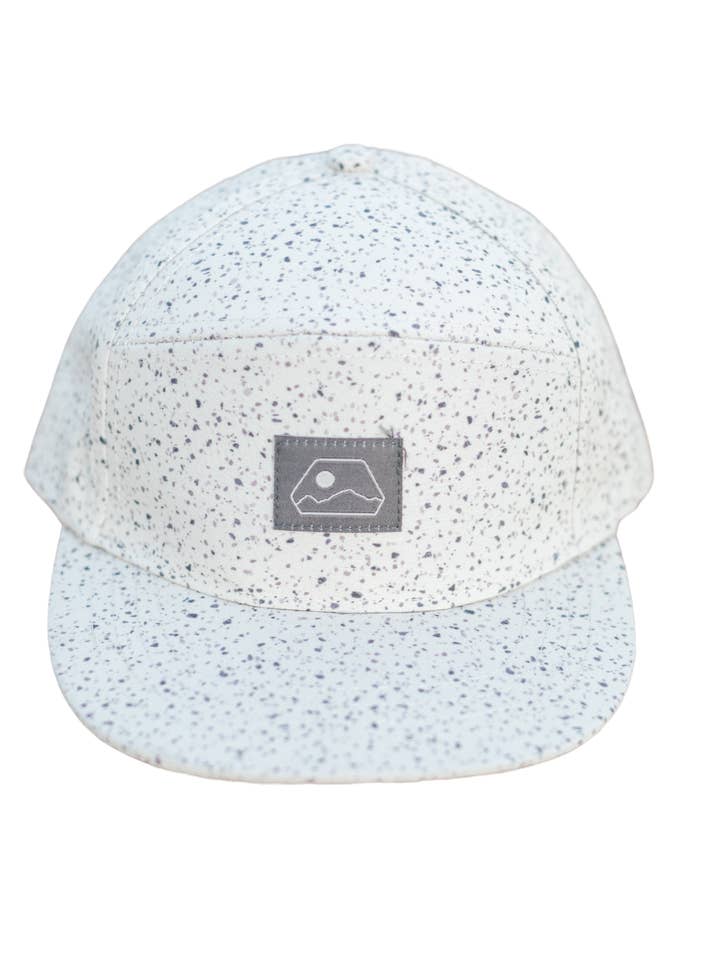 Terrazz 5 Panel Hybrid Hat for wholesale by Eli and Lu Hat Company