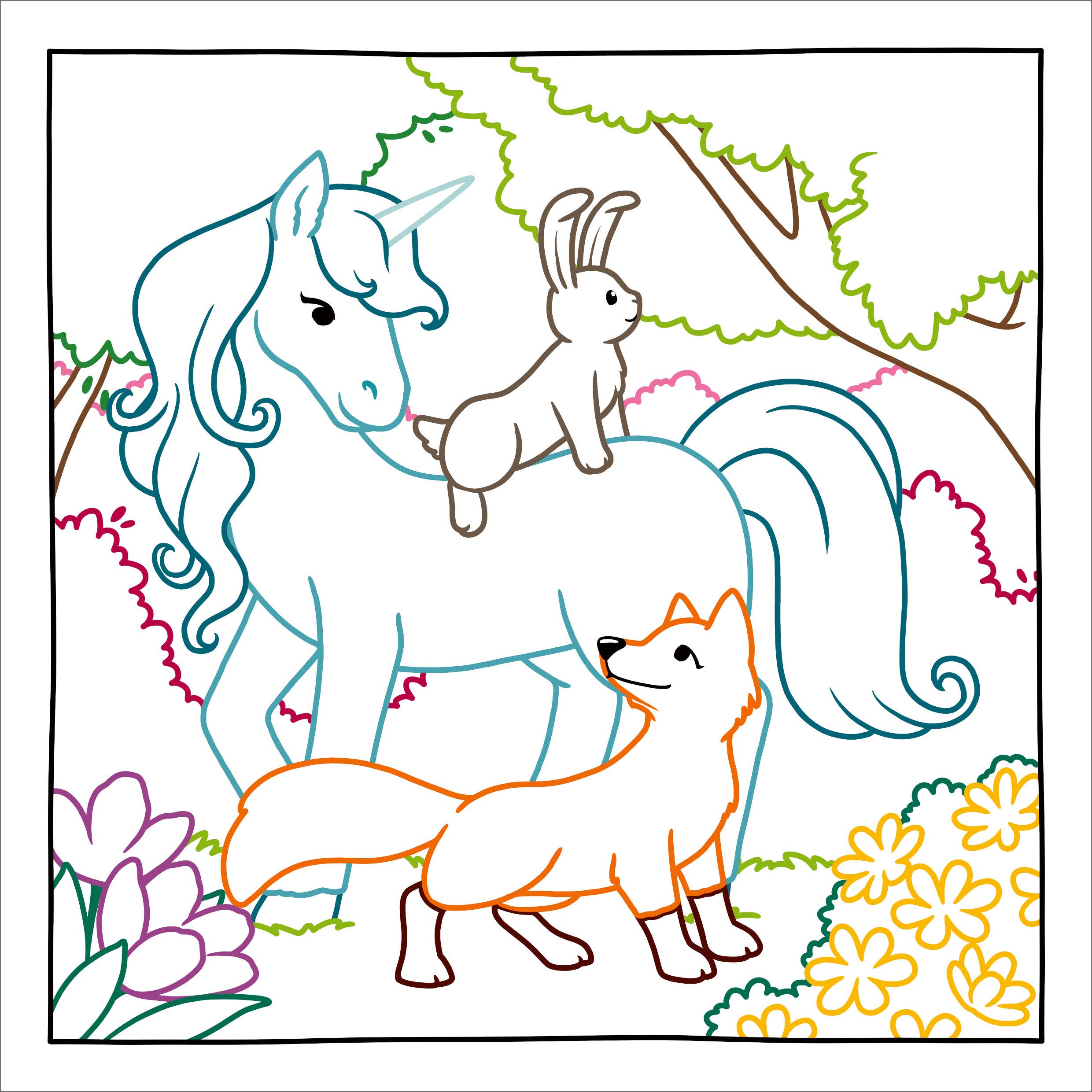 Sourcebooks - Wholesale Coloring & Activity Book - Kids & Baby - Magic Paper Coloring Book: Unicorns2