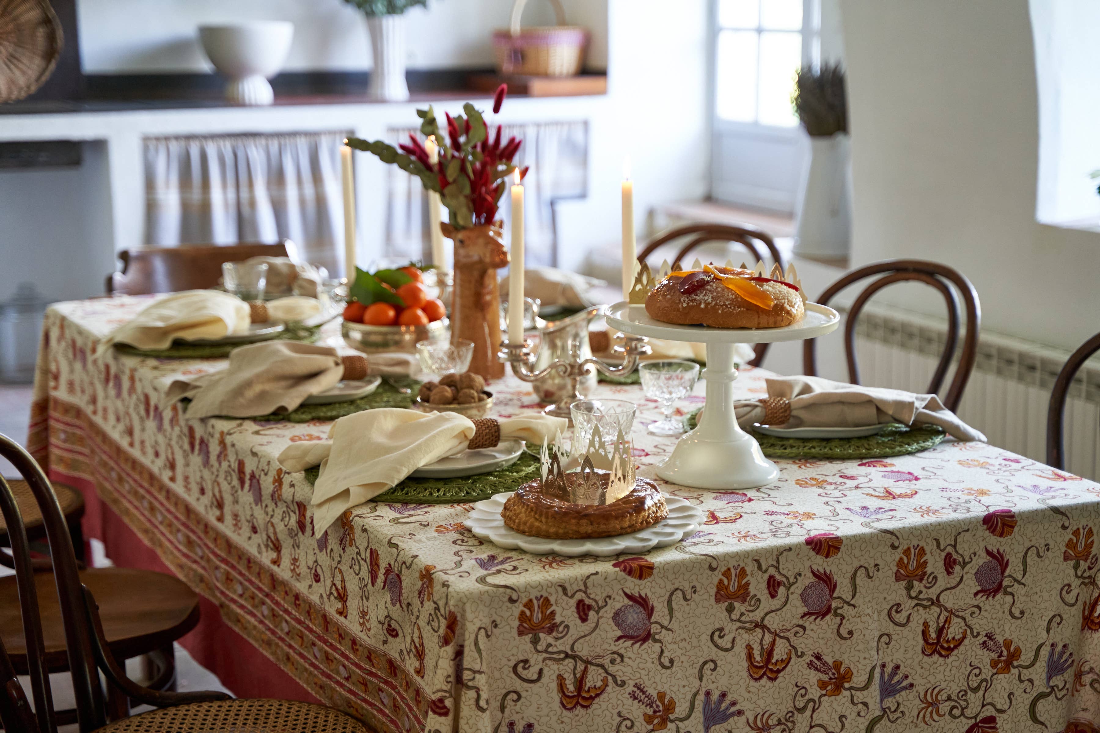Couleur Nature - Wholesale Tablecloth - Fleurs des Indes | French Tablecloths5