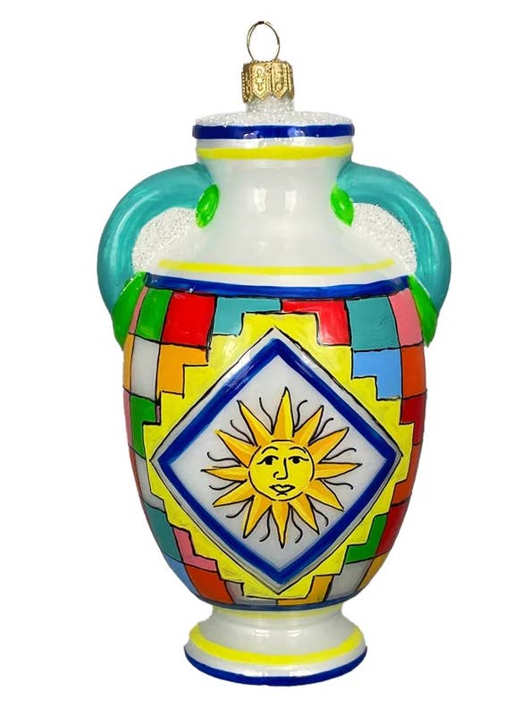 Vaso de Majólica Italiana Vidro Polaco Enfeite de Natal E por atacado de Kenzies of London