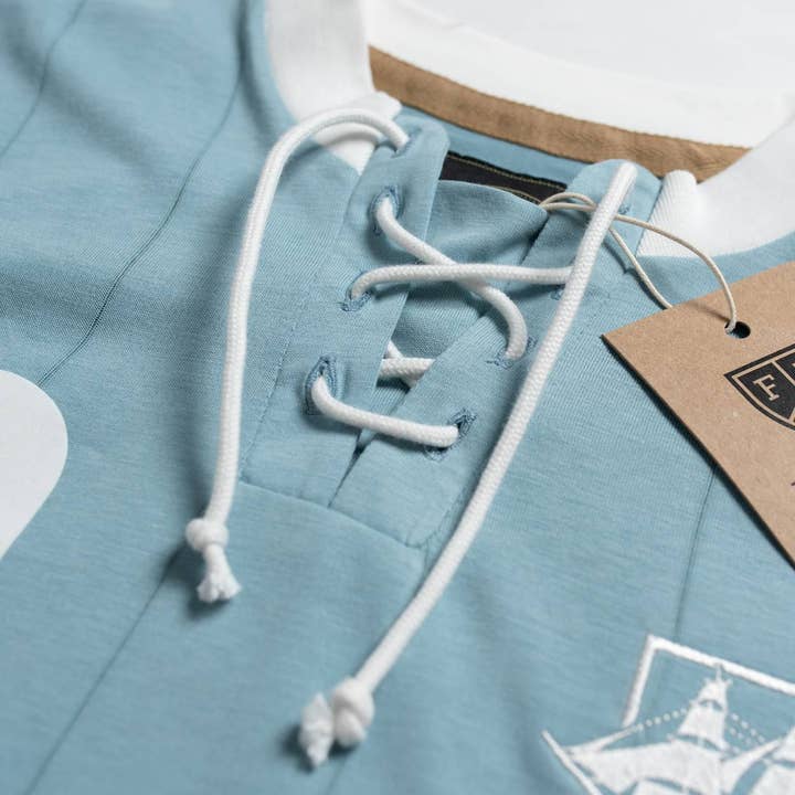 Football Town - Wholesale T-Shirt - Men's - Retro with Laces The Ship4