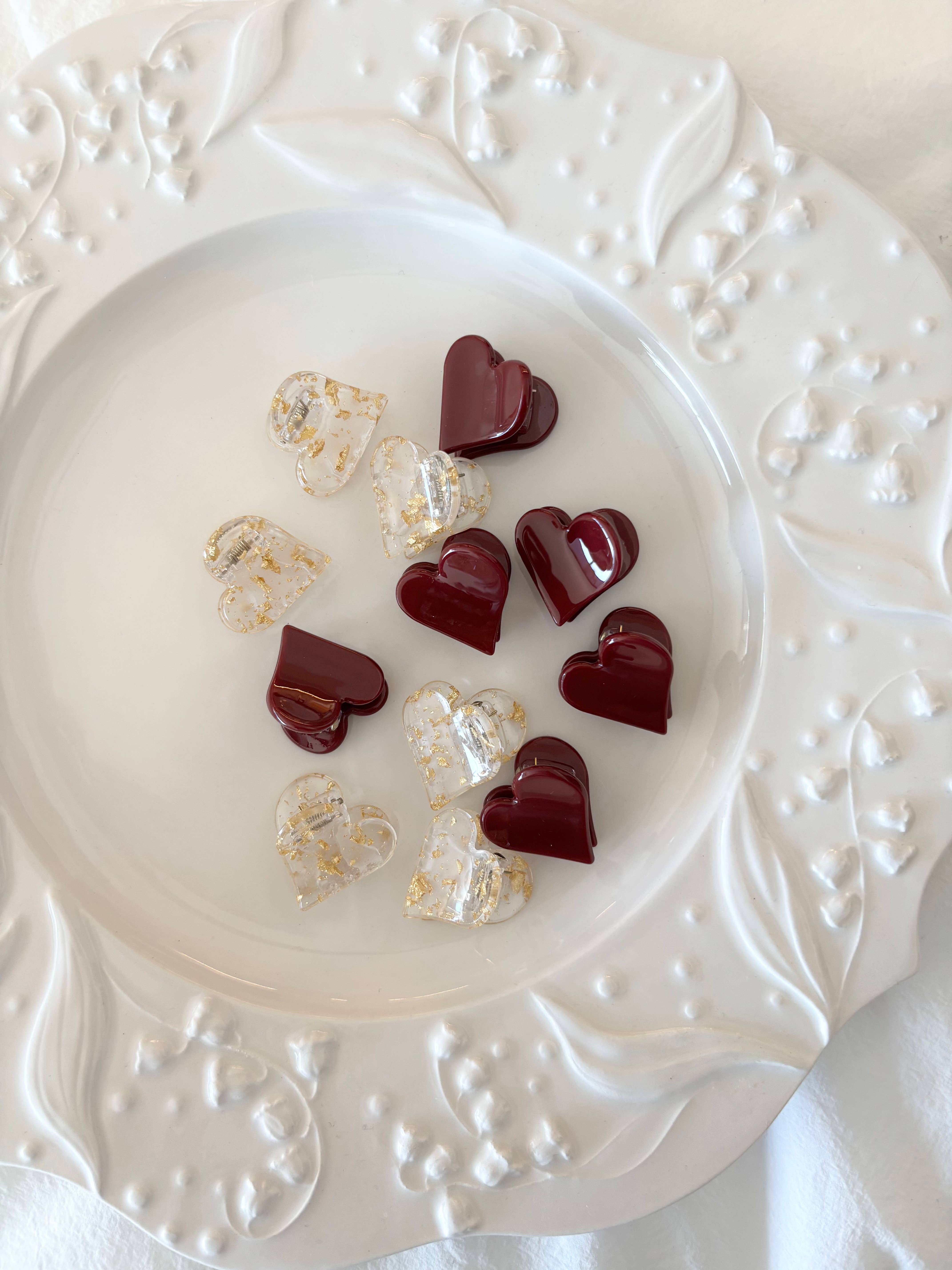 LoveLina - Wholesale Hair Clip - Women's - Heart Shape Acetate Hair Clip (DOLCE-8)2