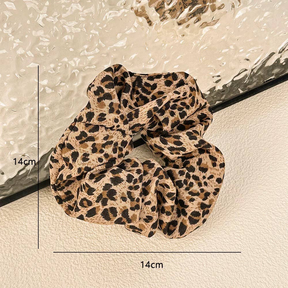 BYREN | ÉLINE L'ATELIER – wholesale Hair accessories set – Women’s – Leopard scrunchie FQ33