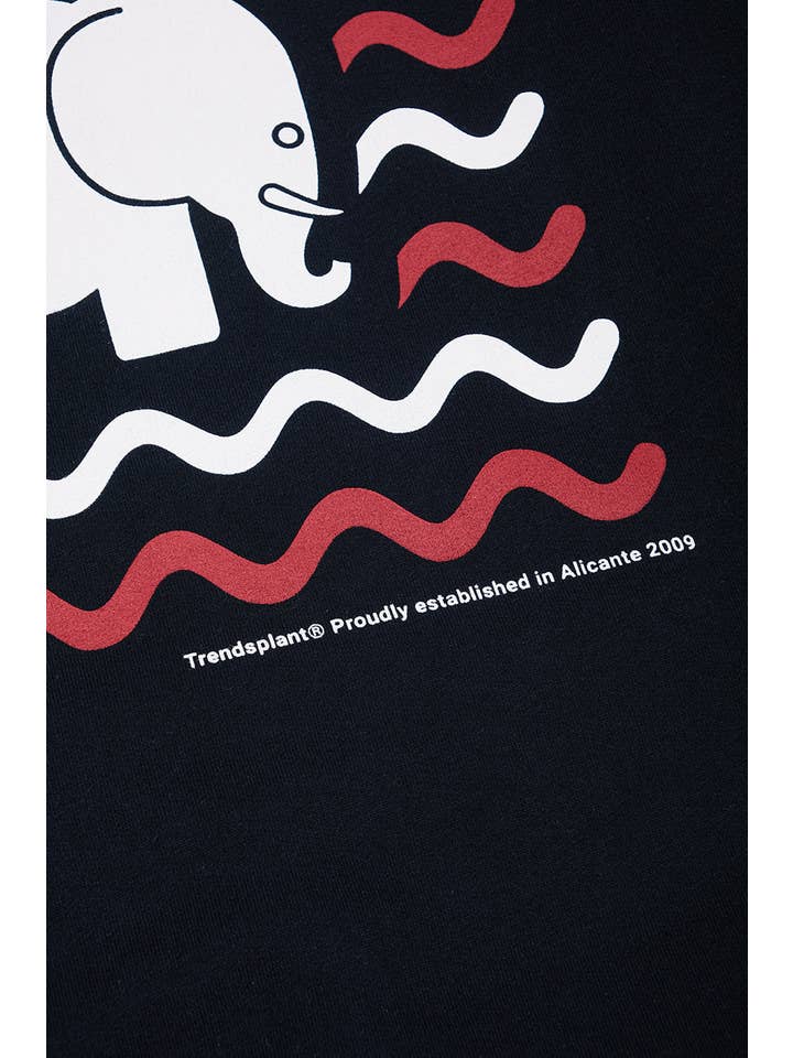 Trendsplant Clothing - Venta al por mayor Sudadera con capucha - Unisex - Sudadera con Capucha Orgánica Explanada Azul
