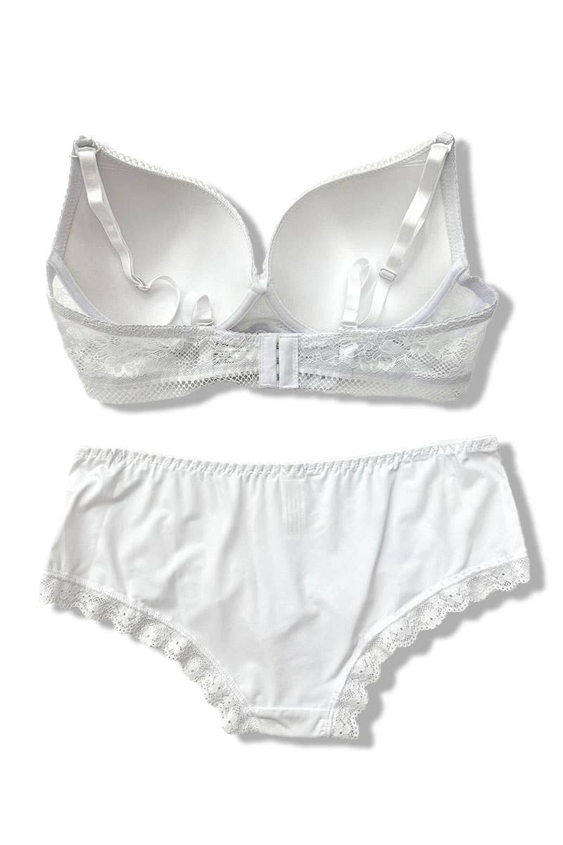 Belle Com'Elle - Wholesale Lingerie Set - Women's - C Cup Bra + Panty Set/AZ160074