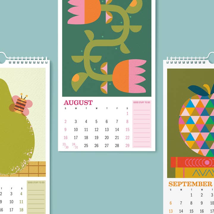 strawberryluna - Wholesale Calendar - 2026 Wall Calendar Illustrated Botanicals and Nature Art15