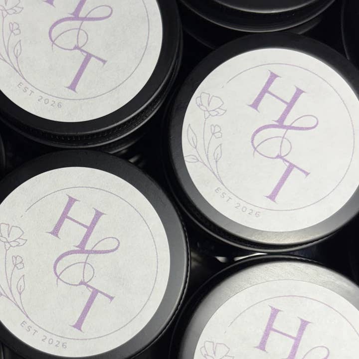 The Cabin Boutique Co - Wholesale Jar/Filled Candle - 1oz Mini Candles - Custom with your design!3