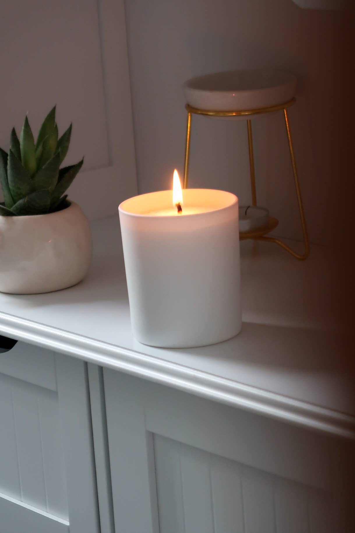 Timeless Aromas Ltd – wholesale Burkljus – Vit Matt 30cl Sojaljus | Tom Etikett | Privat Märkning7