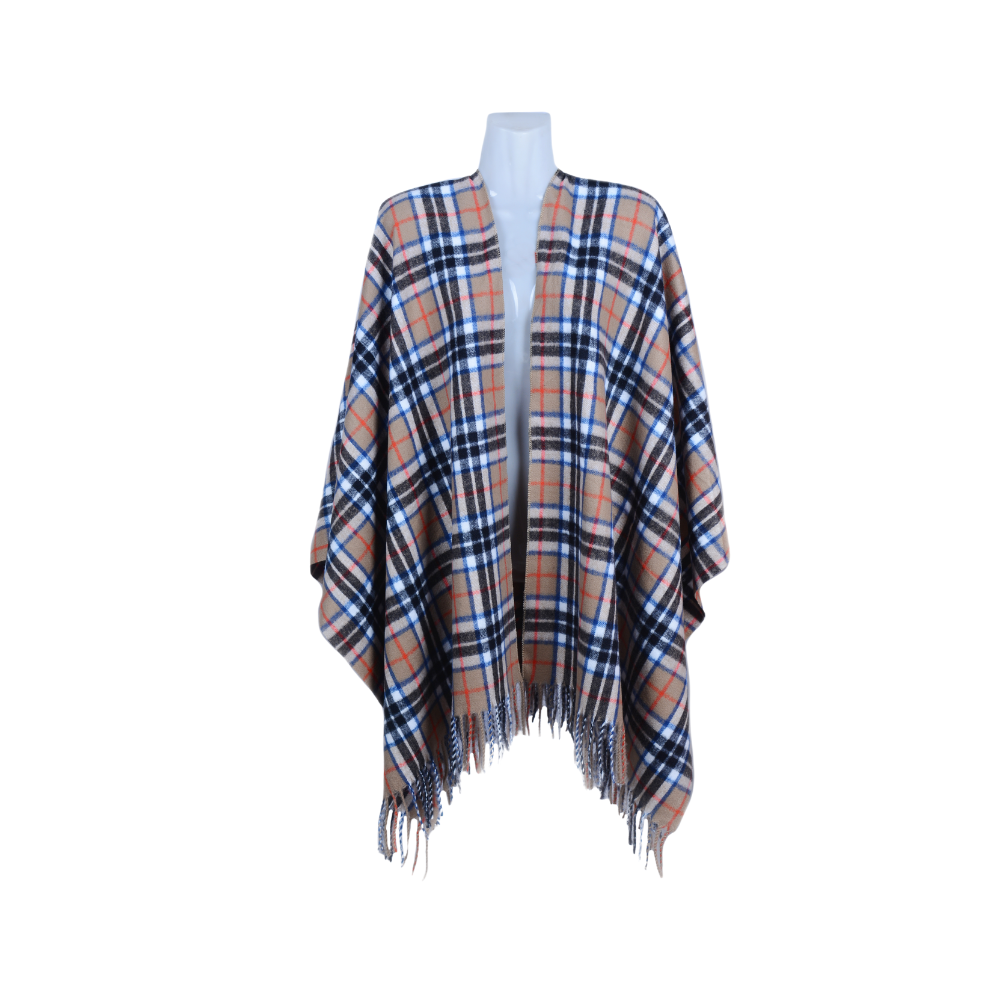 Alba Wholesale - Vente Cape – femme - Grand châle en tartan ultra-doux0