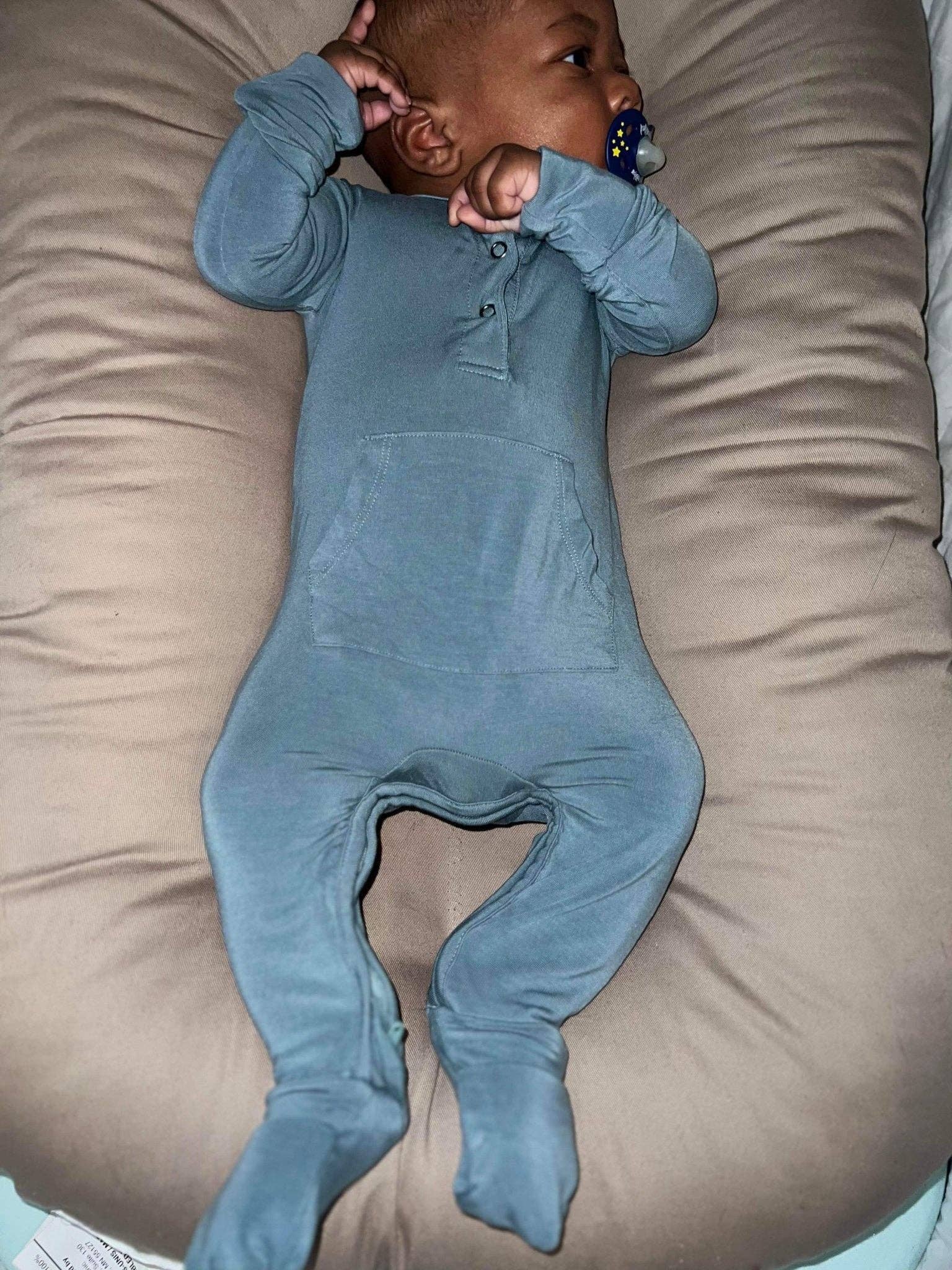 Jettson Cole LLC – Großhandel Strampler – Baby – Langärmliger Strampler - Meerblau7