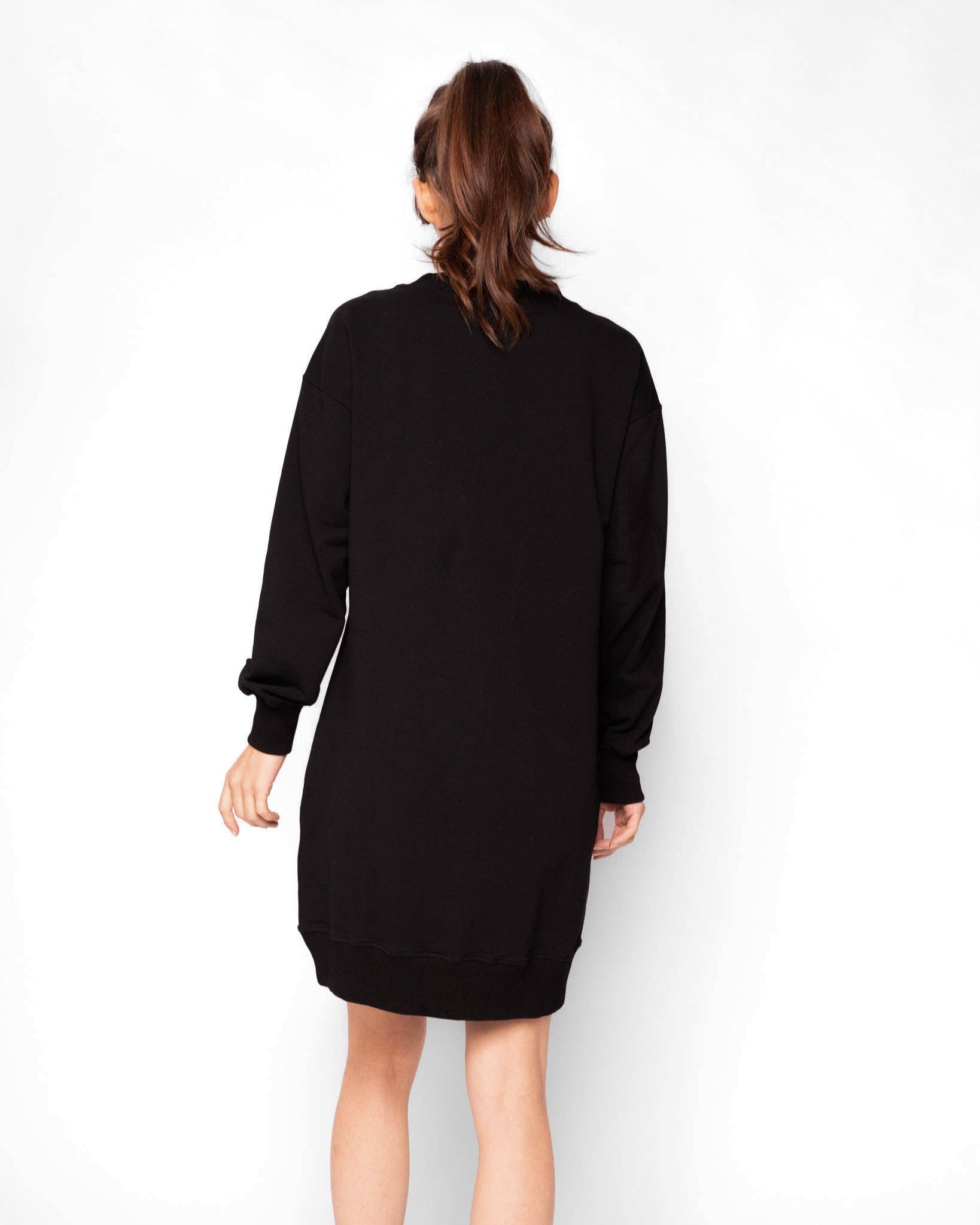 Recollection Brand - Wholesale Dress - Women's - Oversized Sweatshirt Dress10