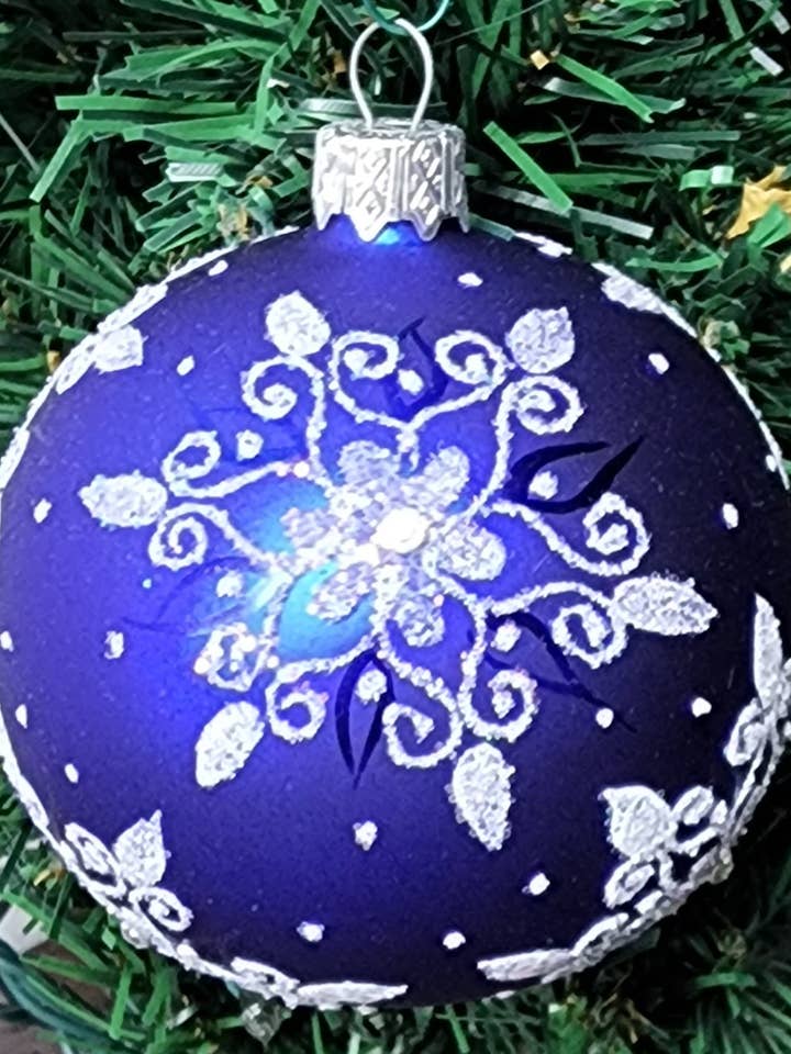 Blue Baubles - Blue Ball Ornaments - Blue Ornaments for wholesale by Glass by Iness