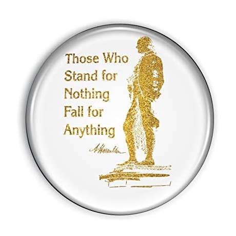 City Souvenirs - Vente Aimants - Aimant Broadway Hamilton, dôme en époxy de 1,1 pouce0