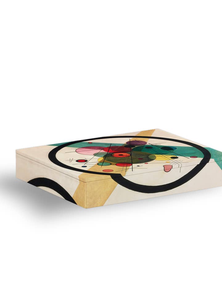 Kandinsky Keepsake Boxed Notecards for wholesale by Pomegranate