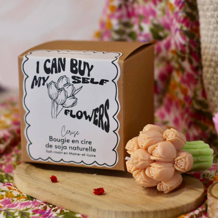 Meet me at the corner - Wholesale Grappige kaars - Boeket tulpen kaars8