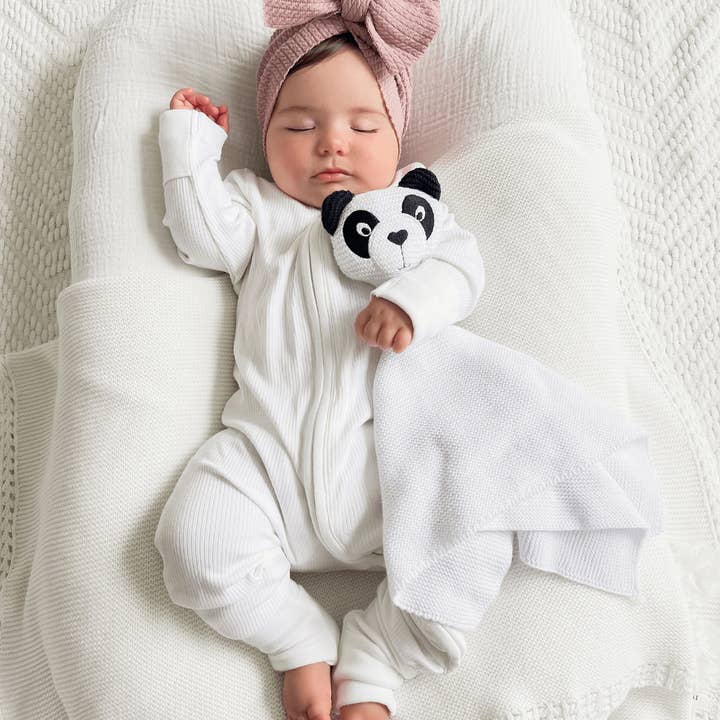 White Ribbed Sleepsuit for wholesale by GrowGrows