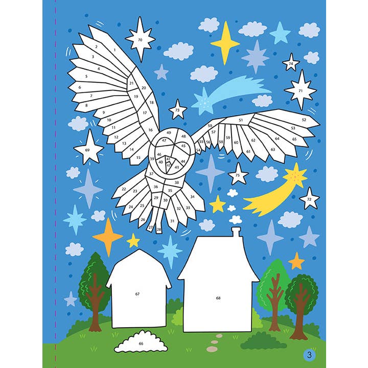 Insight Editions - Wholesale Sticker - Kids & Baby - Mindful Sticker By Number: Animals