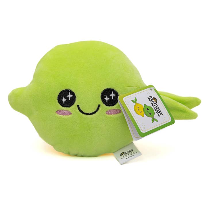 Lemon Lime Plush Stuffed Toy 2 Sides - Kid Stuffed Toy 5" for wholesale by KINREX