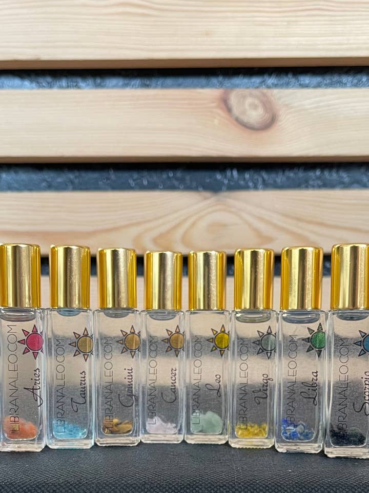 Zodiac 100% Natural Rollerballs for wholesale by Libra -N- A Leo