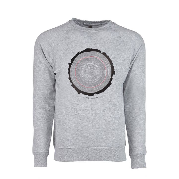 FERAL – Camisola gráfica - Unissexo por atacado – Moletom de manga comprida Tree Trunk0