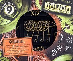 HQ Kites & Designs - Vente Jeu de réflexion – adulte - Ensemble d'Exposition de Puzzles Steampunk1