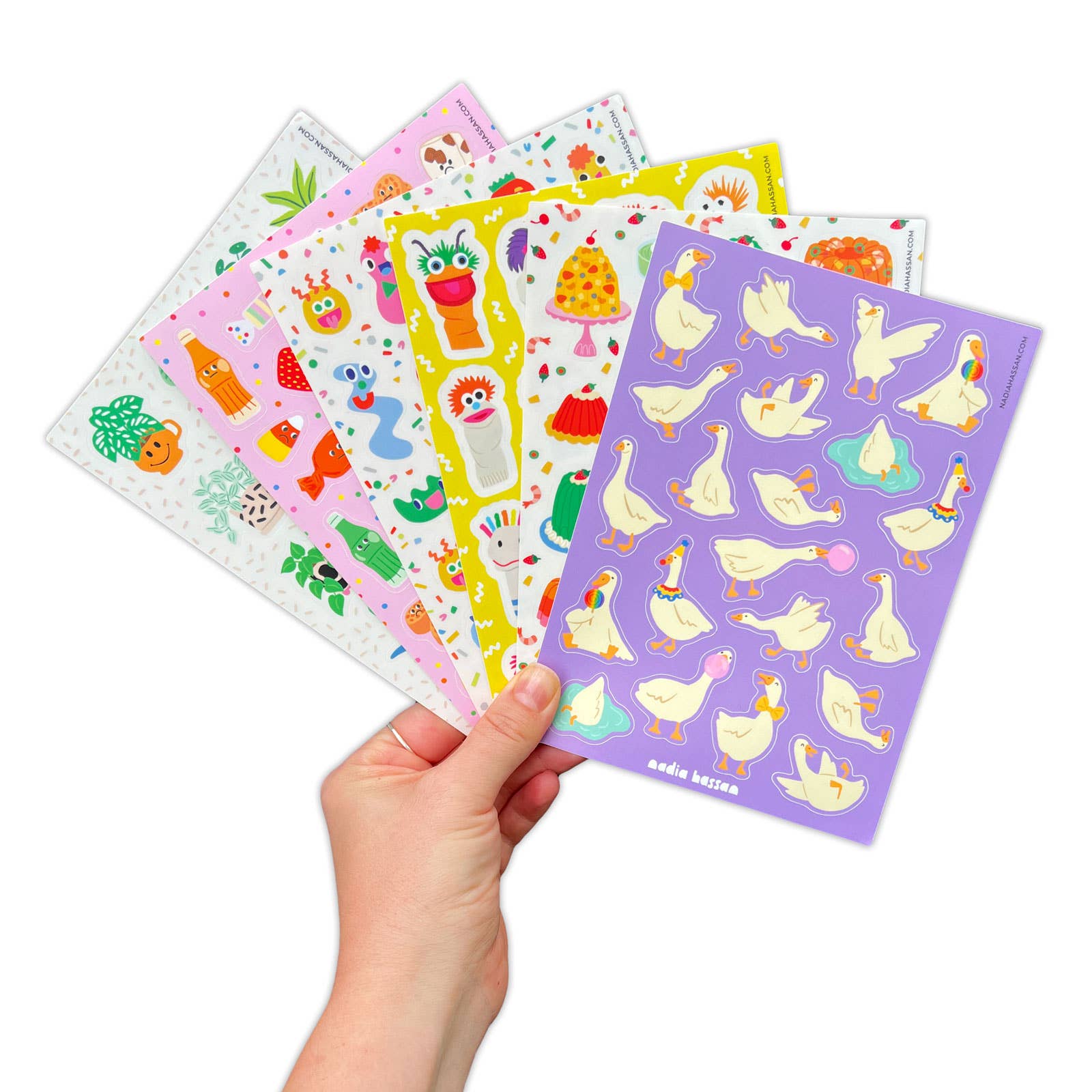 Nadia Hassan - Vente Autocollant - Feuille d'autocollants 5x7 Plantes d'intérieur2