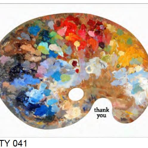 Artists Palette Shutterfree - Boxed Thank You Notes for wholesale by The Retrospect Group Collection