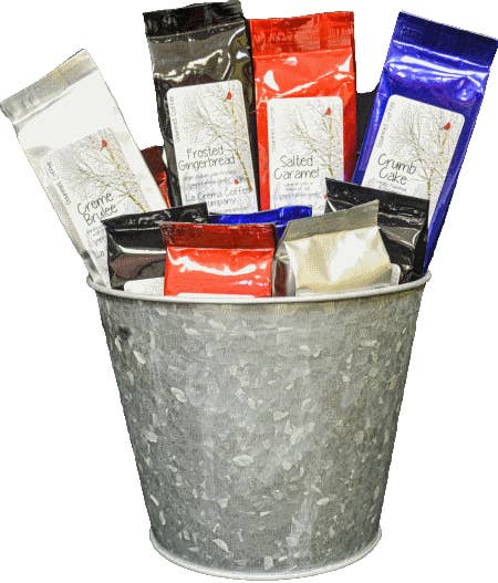 La Crema Coffee Company - Wholesale Ground Coffee - Winter Cardinal Coffee Merchandiser