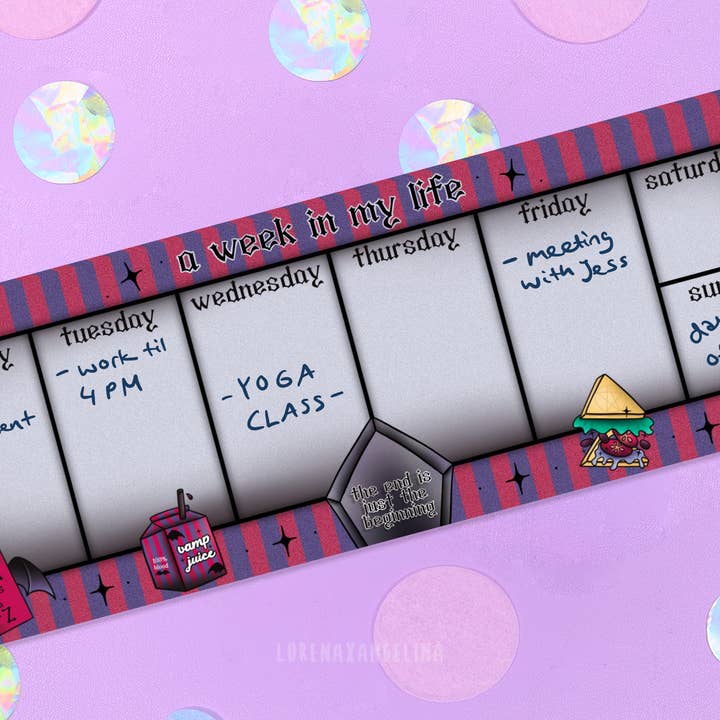 Weekly Planner notepad for wholesale by LorenaxAngelina