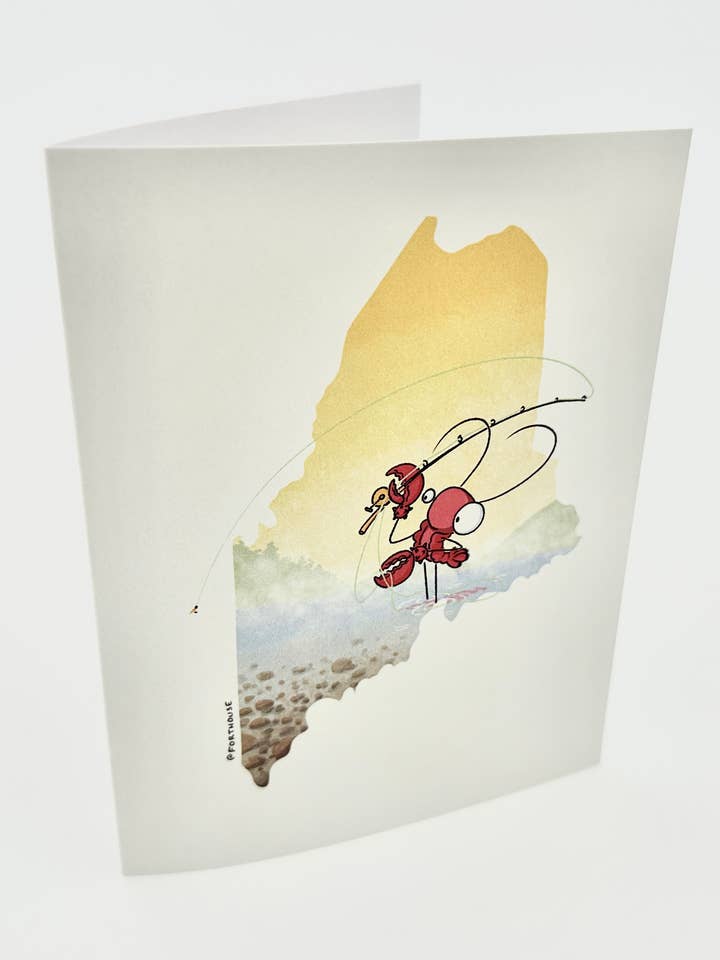 Carte di pesca a mosca Maine Lobster per la vendita all'ingrosso da parte di FortHouse Studios