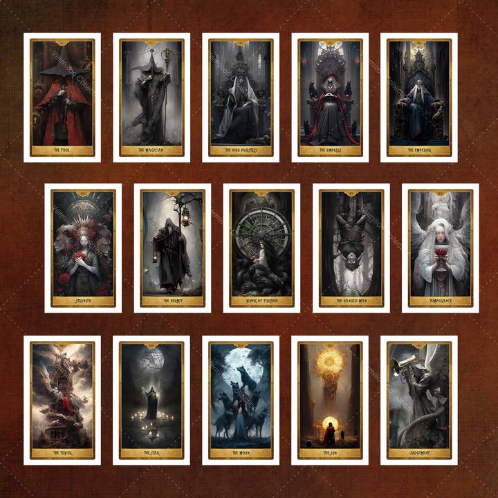 Vermilion Collection – wholesale Tarot cards – Gothic Prophecy Tarot5