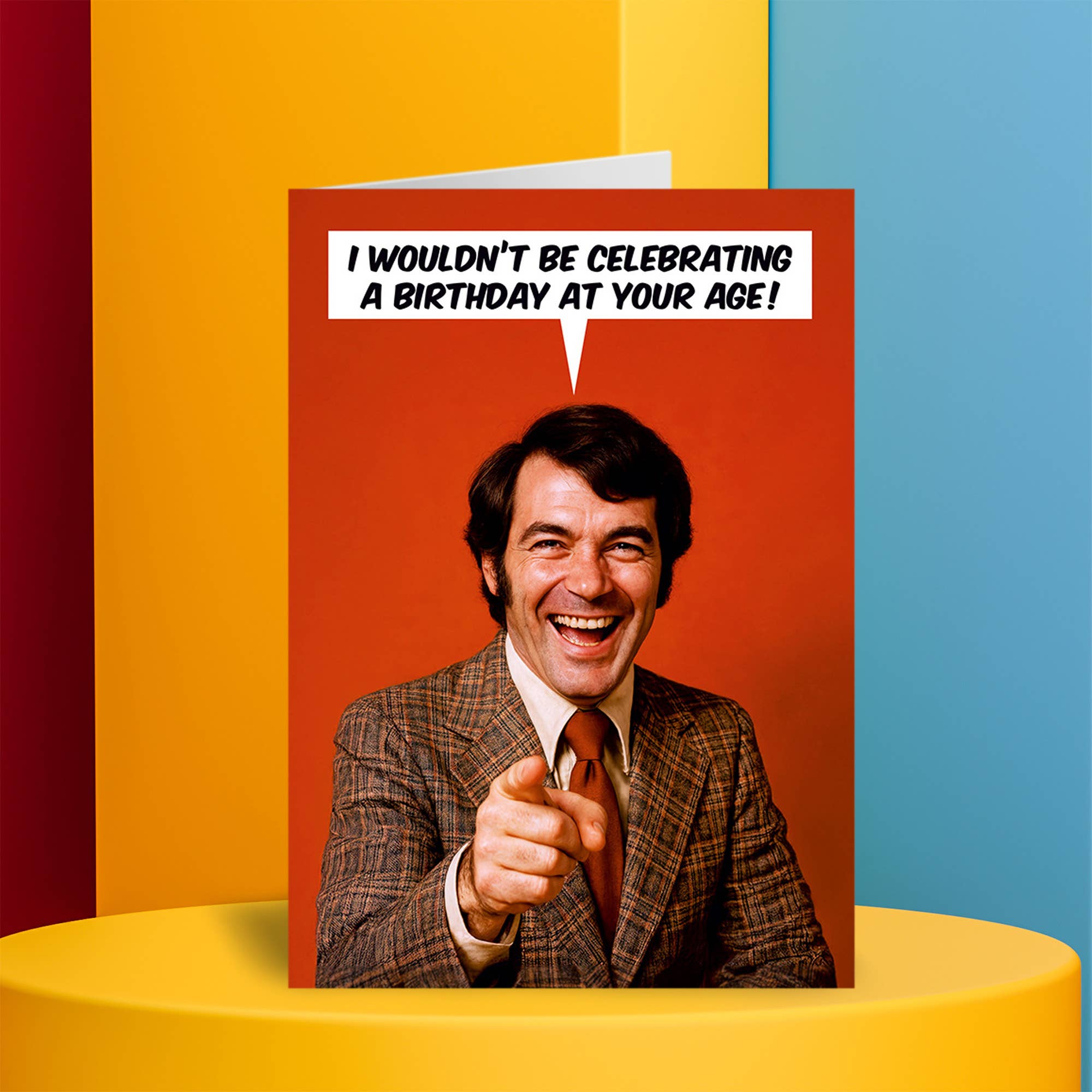 Dean Morris Cards - Wholesale Birthday Card - Celebrating a Birthday at your age Greeting Card2