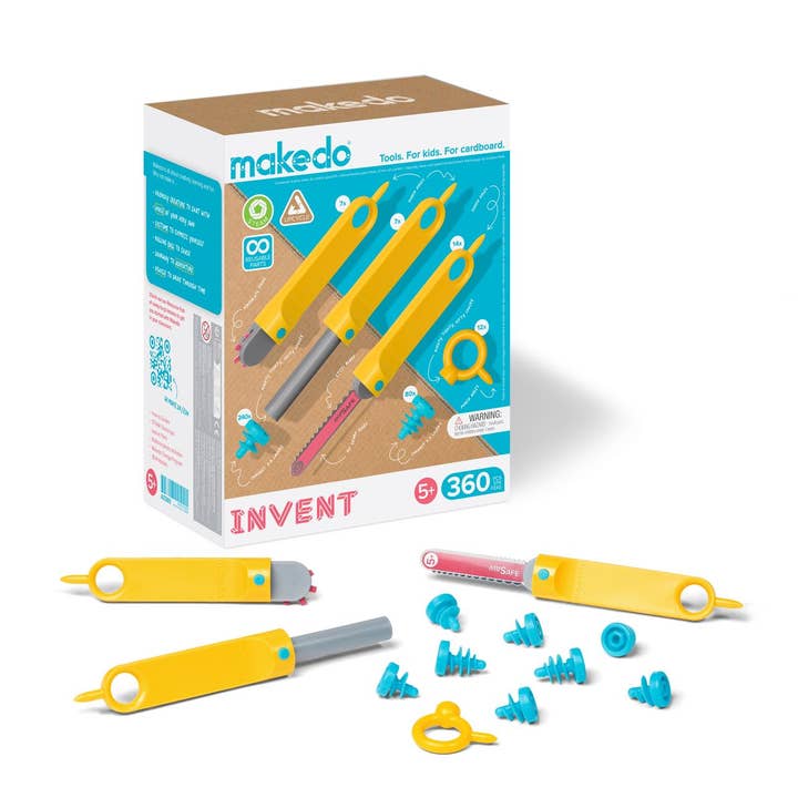 Invent Kit | Makedo Cardboard Construction | 12-24 Makers for wholesale by Makedo Australia