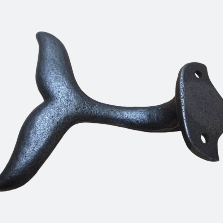 Alza - Wholesale Wall hook - Cast Iron Wall Coat Hook Fish Tail /Whalefin3