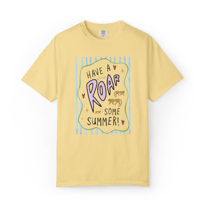 Haben Sie einen brüllenden Sommer! Tiger T-Shirt für den Großhandel von Opal and June