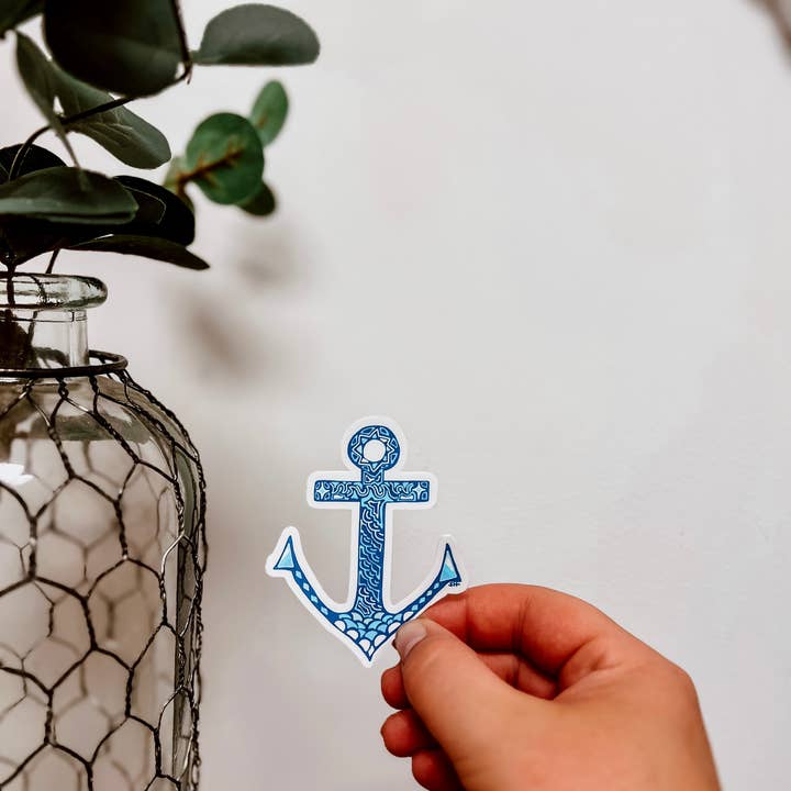 Sarah Hiers Design – wholesale Sticker – Anchor Sticker