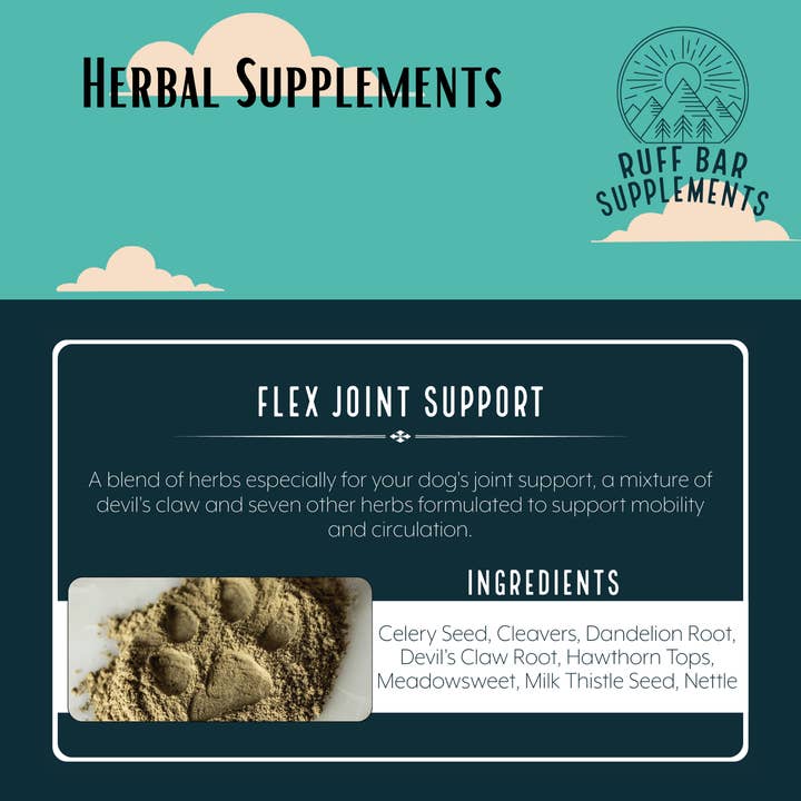 Ruff Bar - Wholesale Pet Supplement - Dog - Flex Joint Support Herb Mix for Dogs7