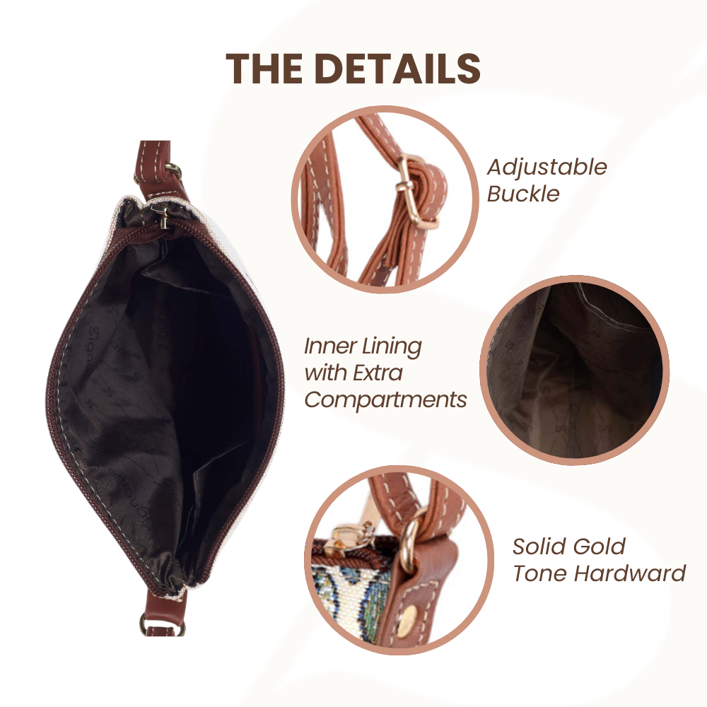 SignareArt - Vente Sac à bandoulière – femme - SAC À BANDOULIÈRE SLING-GLILY | WILLIAM MORRIS GOLDEN LILY3