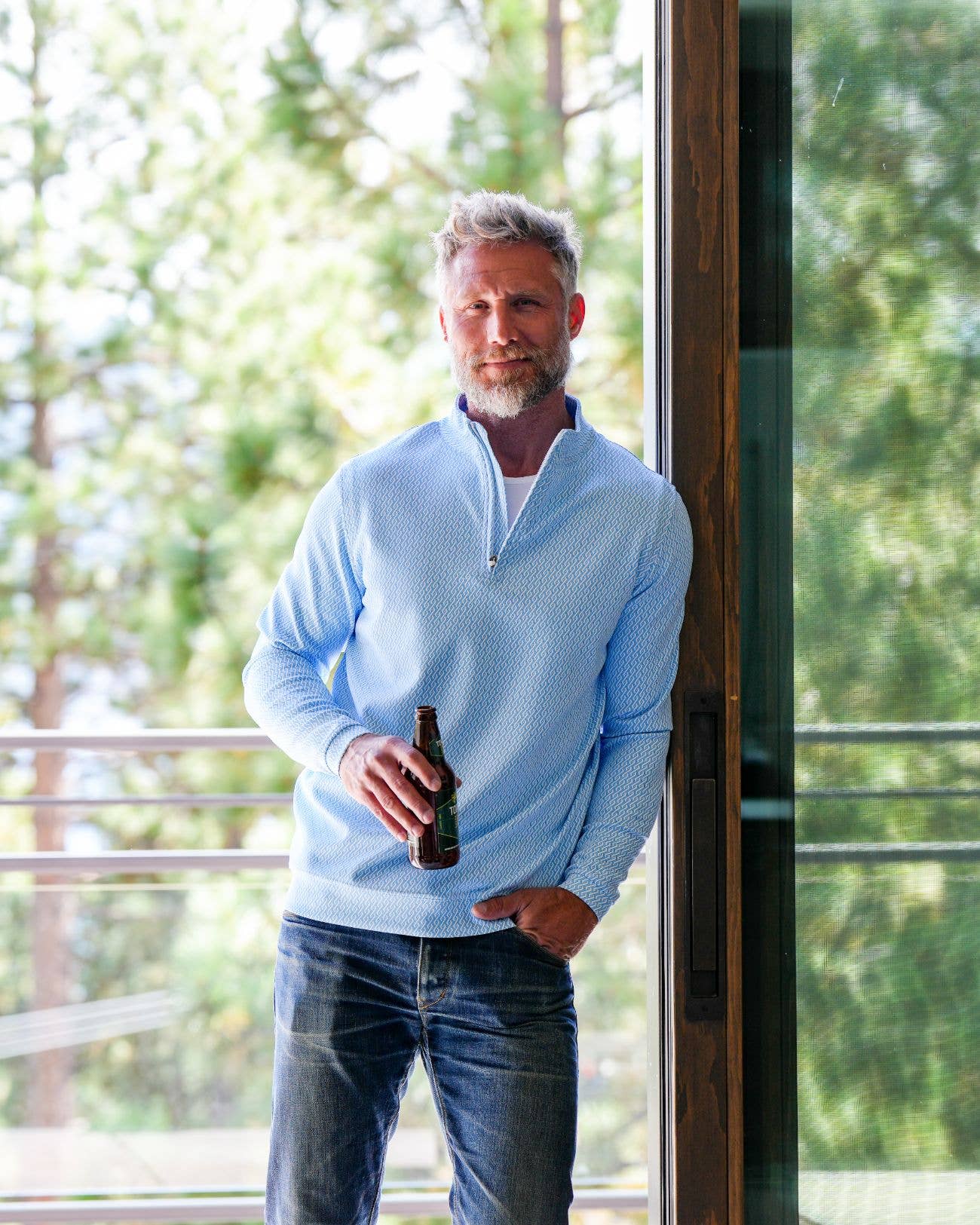 USA Palm - Wholesale Sweatshirt - Unisex - Cloud 1/4 Zip74