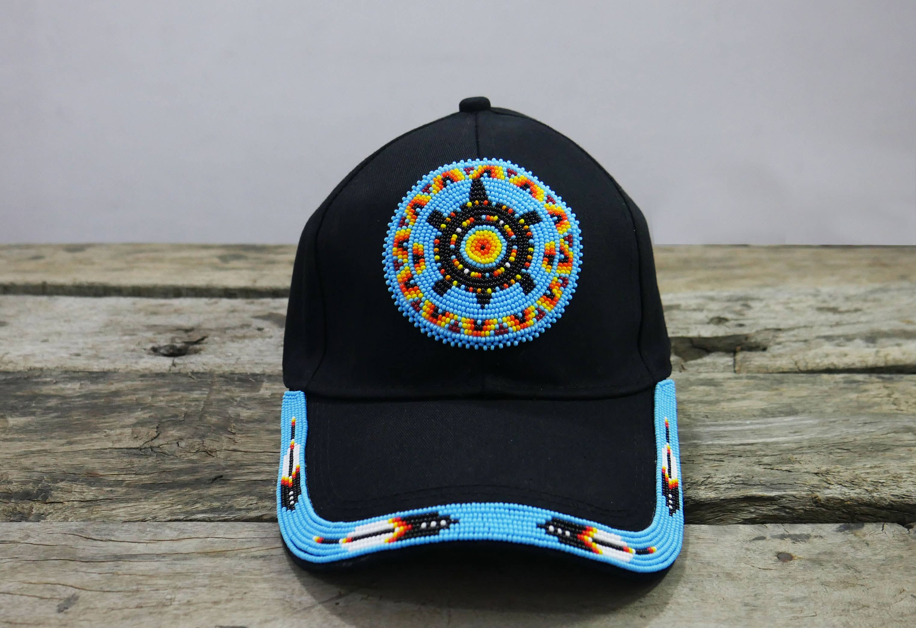 KANGURAH - Wholesale Baseball Cap - Unisex - Native American Beaded cap Beaded Baseball cap Beaded Hat3