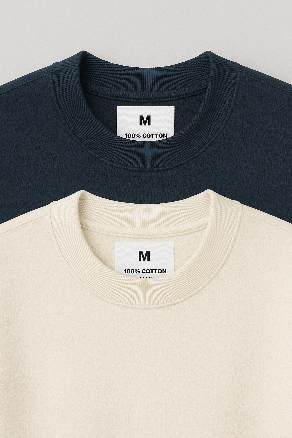 Factory Blanks - Wholesale Sweatshirt - Unisex - PREMIUM OVERSIZED SWEATSHIRTS 450-500GSM COTTON FLEECE3